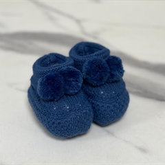 Sapatinho Tricot Pompons