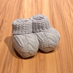 Sapatinho Tricot Tranças
