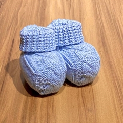 Sapatinho Tricot Tranças