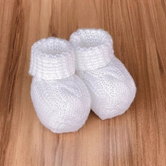 Sapatinho Tricot Tranças 