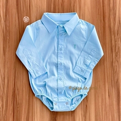 Camisa Body Social Azul