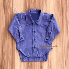 Camisa Body Social Pontilhadinho 