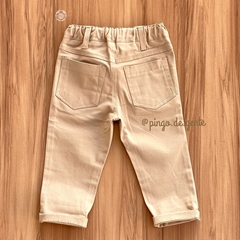 Calça Social Sarja Bege Bebê 
