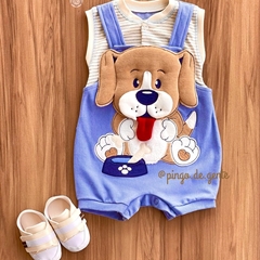 Romper Bordado Fofinho Dog Tobby 
