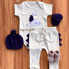 Conjunto Body e Calça Dino Léo