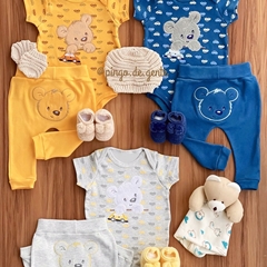 Conjunto Body e Calça Bordado Ursinho André