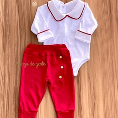 Conjunto Body Golinha e Calça Algodão Egípcio Benício 