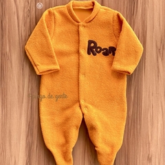Macacão Soft Bouclé Bordado Bumbum Leão Levi