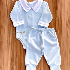 Conjunto Body Golinha e Calça Algodão Egípcio Otto