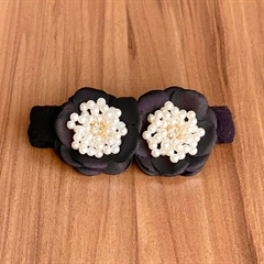 Faixa Meia Bebê Duas Flores