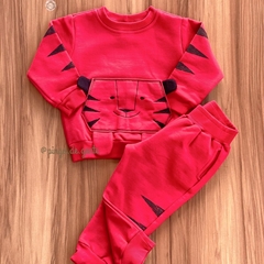 Conjunto Blusa e Calça Moletom Tigre Tommy