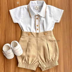 Conjunto Camisa Body e Pimpão de Linho Paul