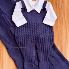 Saída Maternidade Tricot 3 Peças Mini Trancinhas